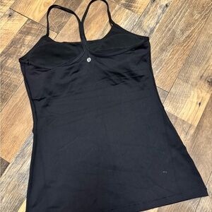 CRZ YOGA Black Built-In Bra Camisole Tank